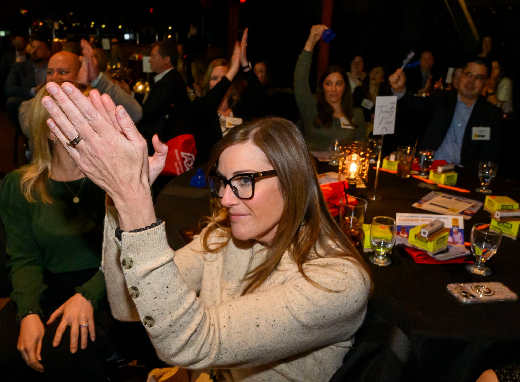 Caron Treatment Centers is ranked among the Large Employers category during The Morning Call's Lehigh Valley Top Workplaces Awards 2026 awards banquet Thursday, Feb. 26, 2026, at the ArtsQuest Center at SteelStacks in Bethlehem. (April Gamiz/The Morning Call)