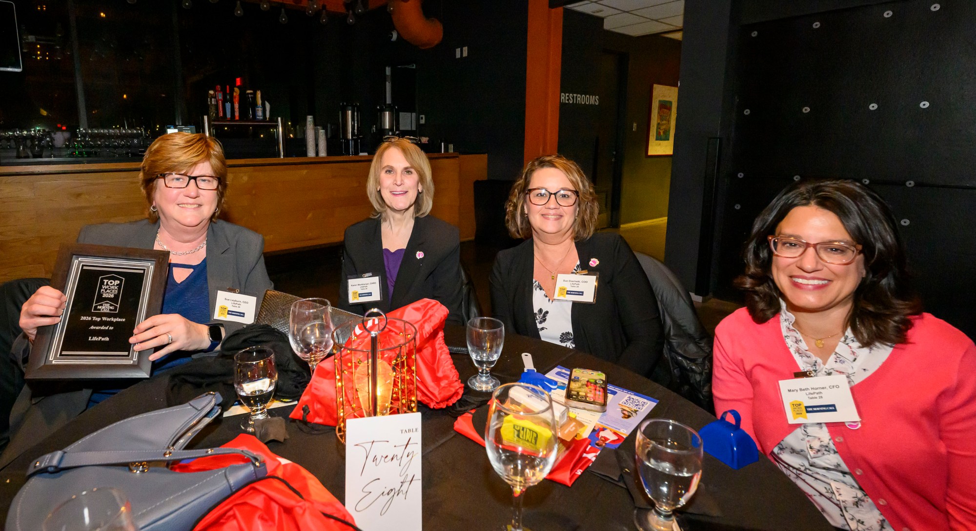 LifePath is ranked among the Large Employers category during The Morning Call's Lehigh Valley Top Workplaces Awards 2026 awards banquet Thursday, Feb. 26, 2026, at the ArtsQuest Center at SteelStacks in Bethlehem. (April Gamiz/The Morning Call)