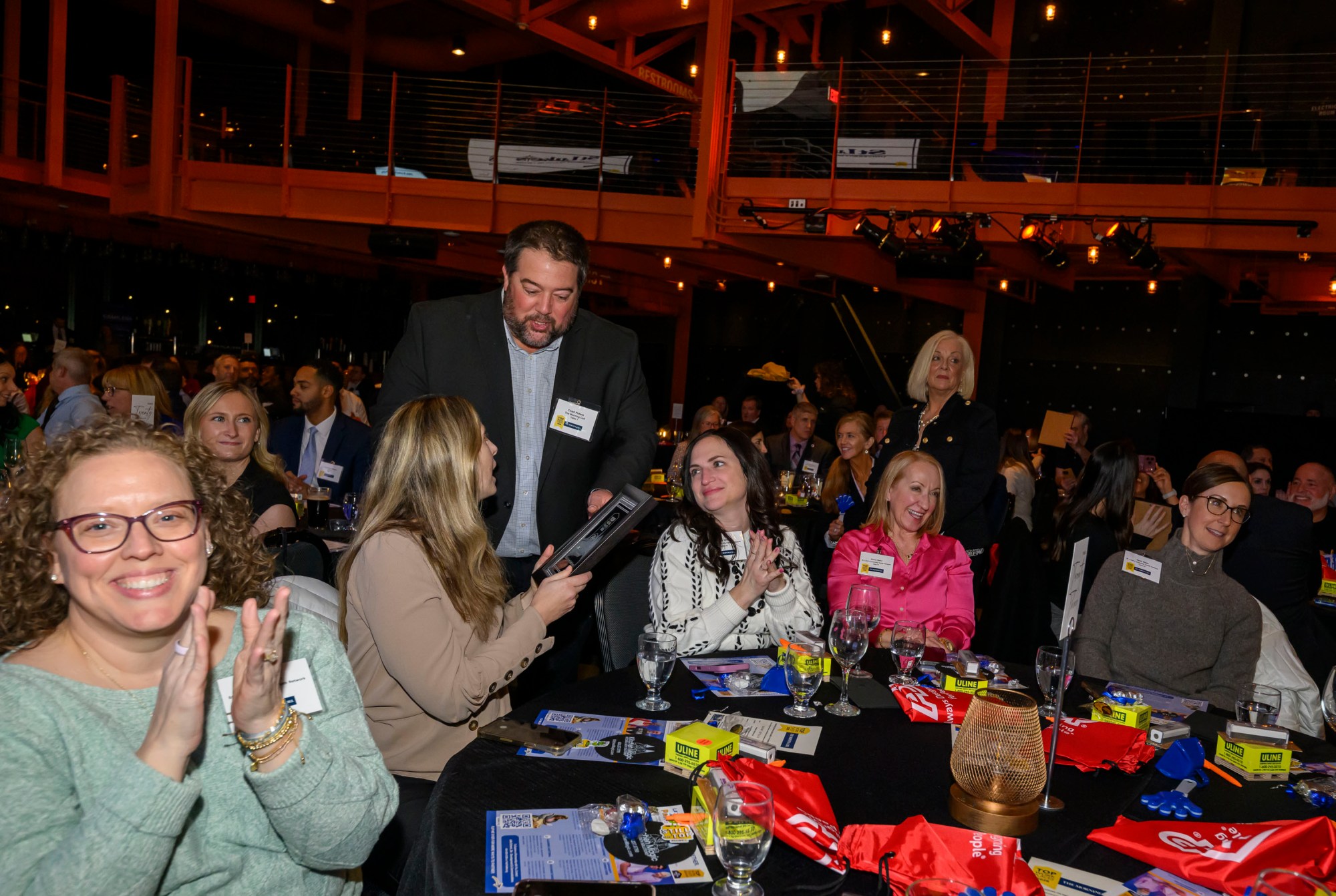 St. Luke's University Health Network is ranked third among the Large Employers category during The Morning Call's Lehigh Valley Top Workplaces Awards 2026 awards banquet Thursday, Feb. 26, 2026, at the ArtsQuest Center at SteelStacks in Bethlehem. (April Gamiz/The Morning Call)