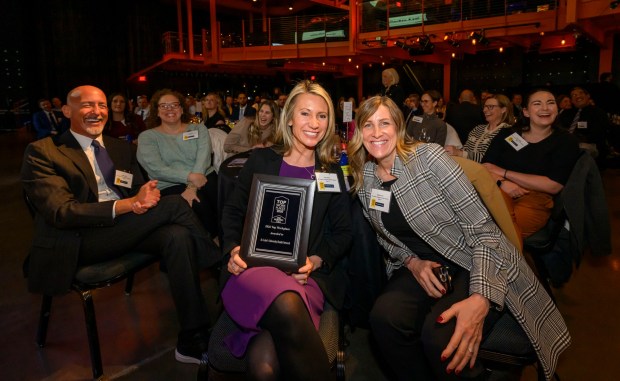 St. Luke's University Health Network is ranked third among the Large Employers category during The Morning Call's Lehigh Valley Top Workplaces Awards 2026 awards banquet Thursday, Feb. 26, 2026, at the ArtsQuest Center at SteelStacks in Bethlehem. (April Gamiz/The Morning Call)