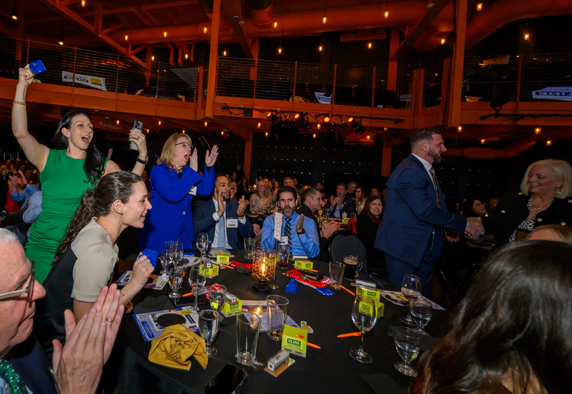 Uline is ranked first among the Large Employers category during The Morning Call's Lehigh Valley Top Workplaces Awards 2026 awards banquet Thursday, Feb. 26, 2026, at the ArtsQuest Center at SteelStacks in Bethlehem. (April Gamiz/The Morning Call)