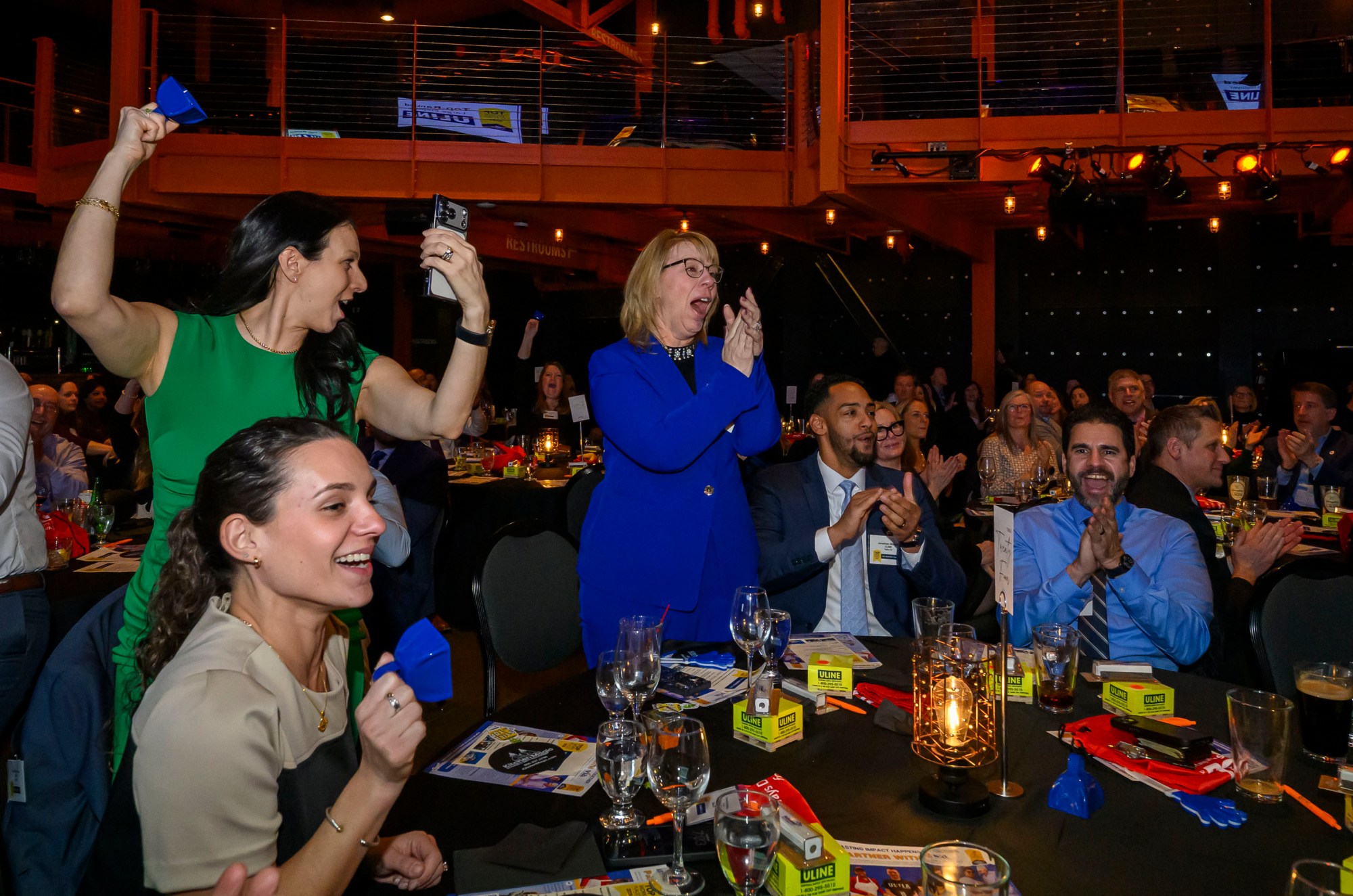 Uline is ranked first among the Large Employers category during The Morning Call's Lehigh Valley Top Workplaces Awards 2026 awards banquet Thursday, Feb. 26, 2026, at the ArtsQuest Center at SteelStacks in Bethlehem. (April Gamiz/The Morning Call)