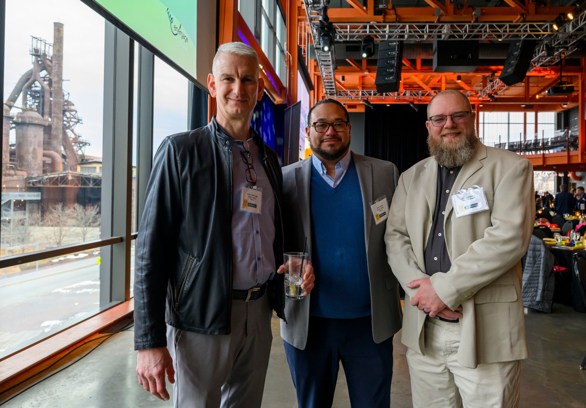 People mingle during The Morning Call's Lehigh Valley Top Workplaces Awards 2026 awards banquet Thursday, Feb. 26, 2026, at the ArtsQuest Center at SteelStacks in Bethlehem.  (April Gamiz/The Morning Call)