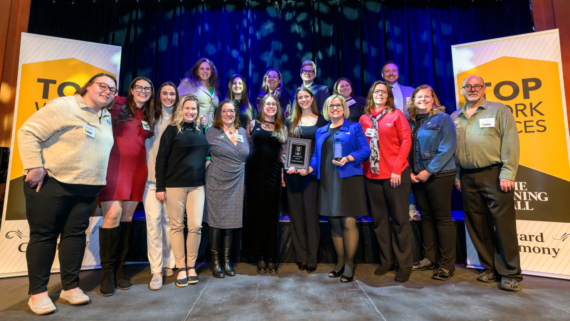 Via Of The Lehigh Valley wins during The Morning Call's Lehigh Valley Top Workplaces Awards 2026 awards banquet Thursday, Feb. 26, 2026, at the ArtsQuest Center at SteelStacks in Bethlehem.(April Gamiz/The Morning Call)