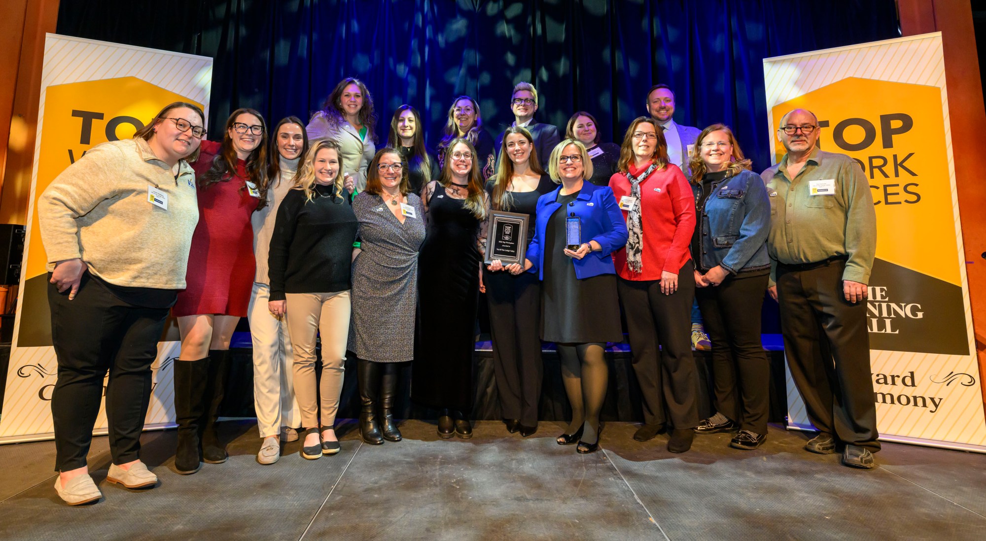 Via Of The Lehigh Valley wins during The Morning Call's Lehigh Valley Top Workplaces Awards 2026 awards banquet Thursday, Feb. 26, 2026, at the ArtsQuest Center at SteelStacks in Bethlehem.(April Gamiz/The Morning Call)