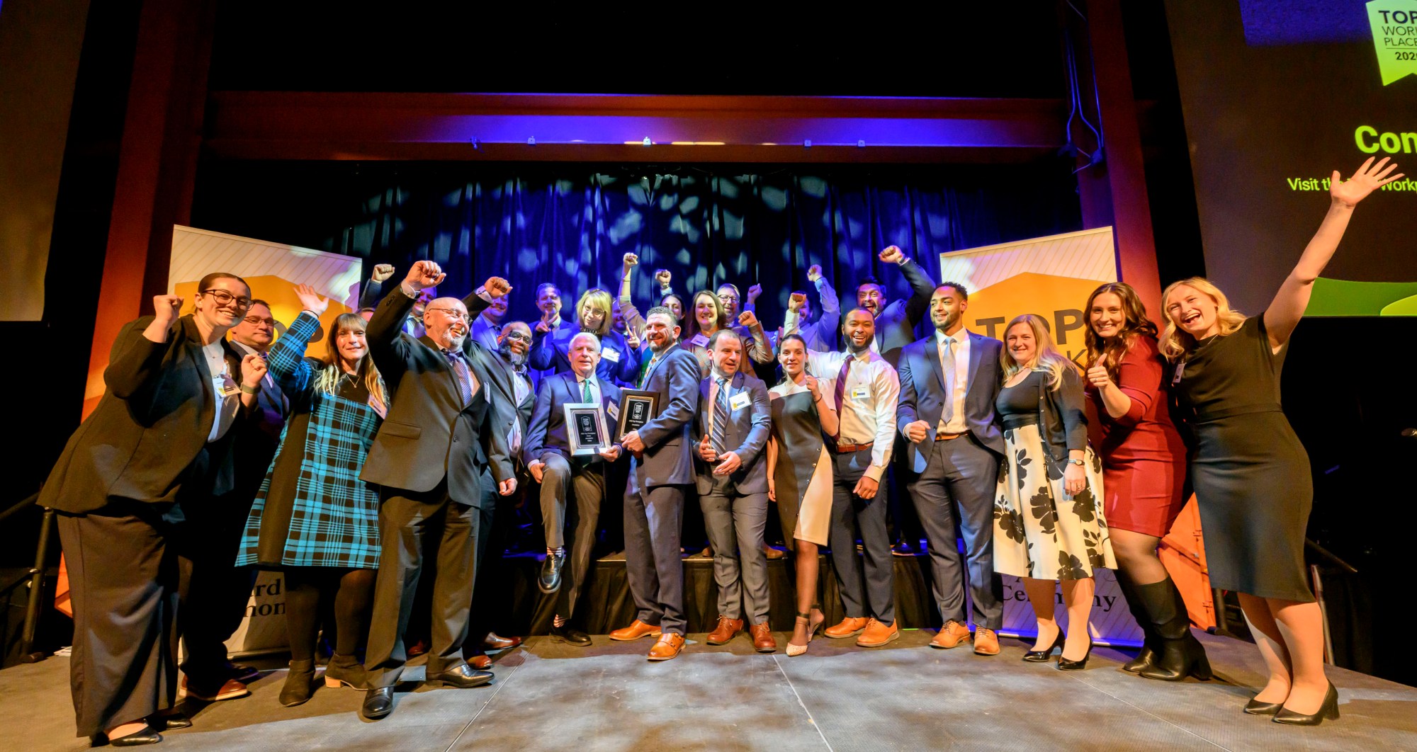 Uline wins during The Morning Call's Lehigh Valley Top Workplaces Awards 2026 awards banquet Thursday, Feb. 26, 2026, at the ArtsQuest Center at SteelStacks in Bethlehem.(April Gamiz/The Morning Call)