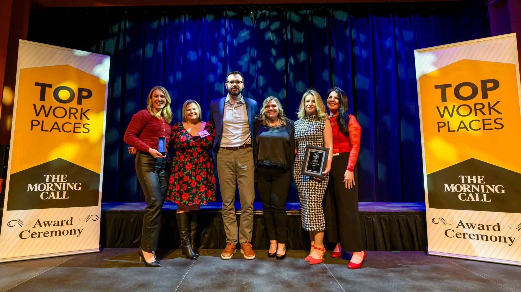 ADP wins during The Morning Call's Lehigh Valley Top Workplaces Awards 2026 awards banquet Thursday, Feb. 26, 2026, at the ArtsQuest Center at SteelStacks in Bethlehem.(April Gamiz/The Morning Call)