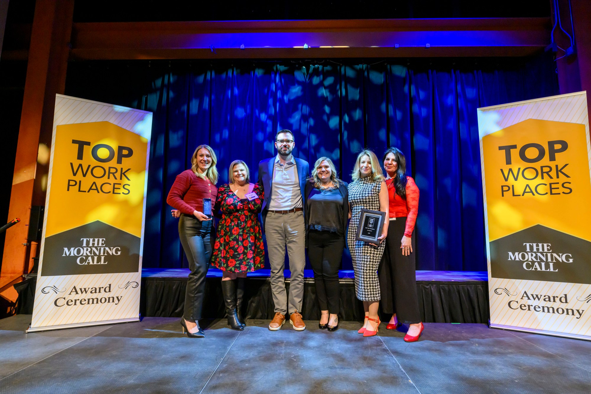 ADP wins during The Morning Call's Lehigh Valley Top Workplaces Awards 2026 awards banquet Thursday, Feb. 26, 2026, at the ArtsQuest Center at SteelStacks in Bethlehem.(April Gamiz/The Morning Call)