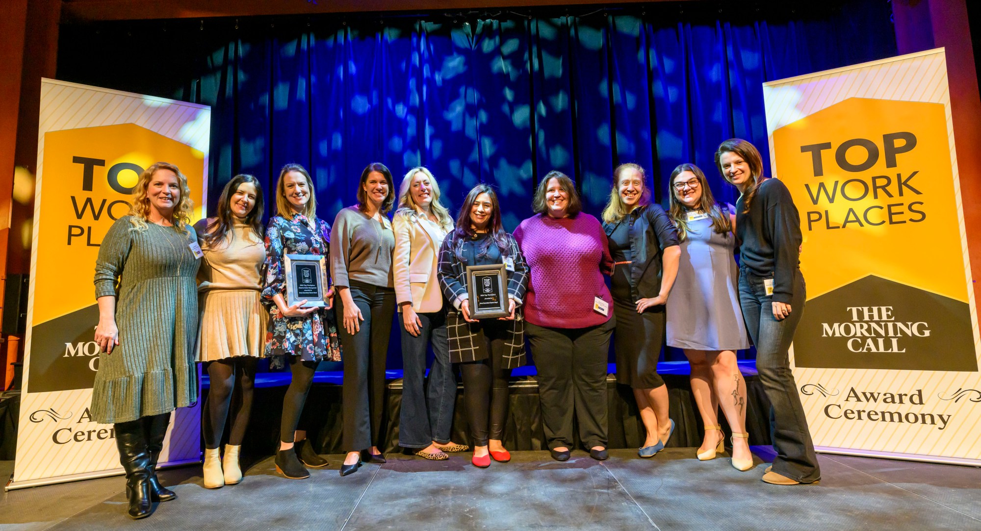 Seven Generations Charter School wins during The Morning Call's Lehigh Valley Top Workplaces Awards 2026 awards banquet Thursday, Feb. 26, 2026, at the ArtsQuest Center at SteelStacks in Bethlehem.(April Gamiz/The Morning Call)