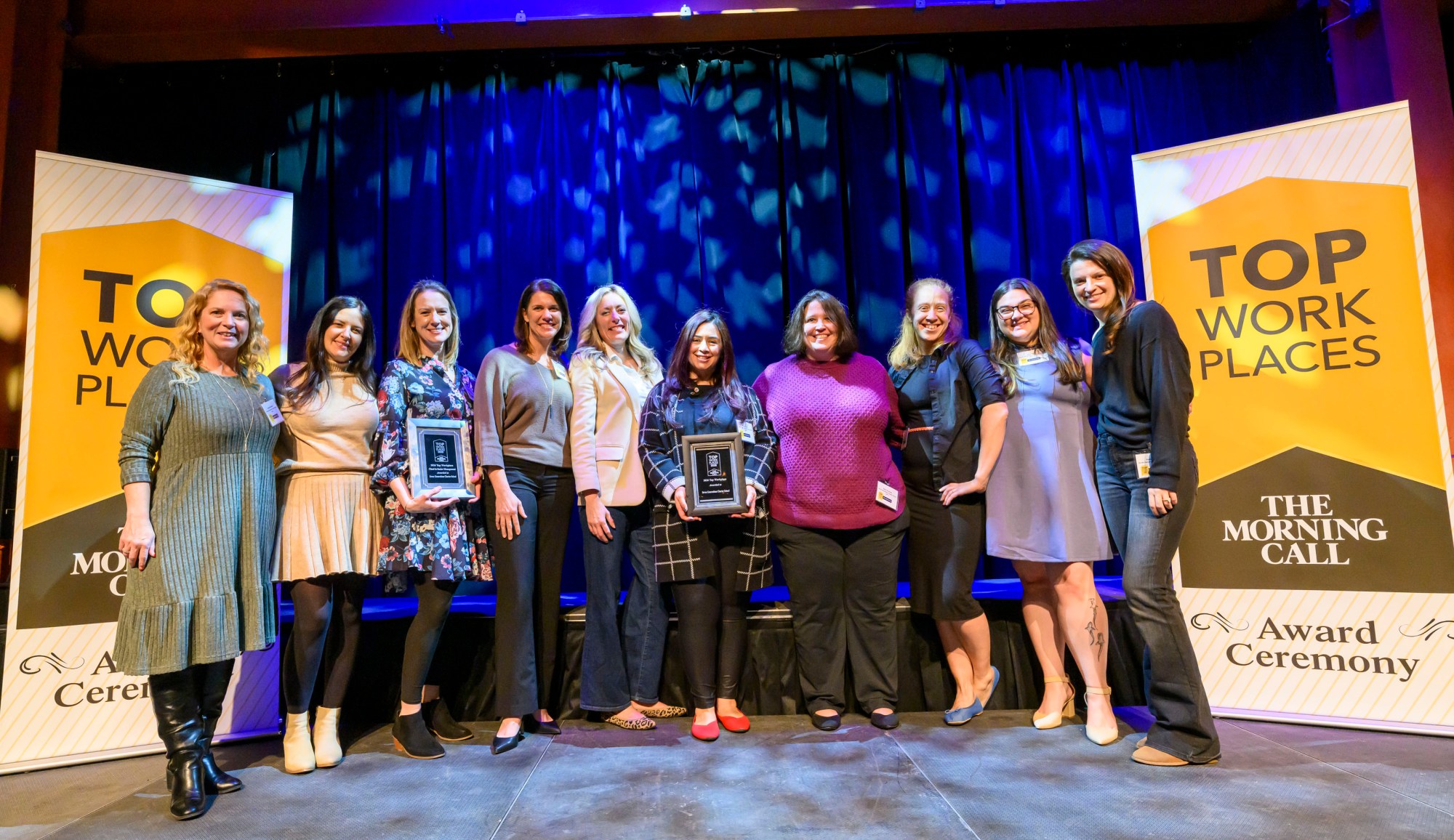 Seven Generations Charter School wins during The Morning Call's Lehigh Valley Top Workplaces Awards 2026 awards banquet Thursday, Feb. 26, 2026, at the ArtsQuest Center at SteelStacks in Bethlehem.(April Gamiz/The Morning Call)