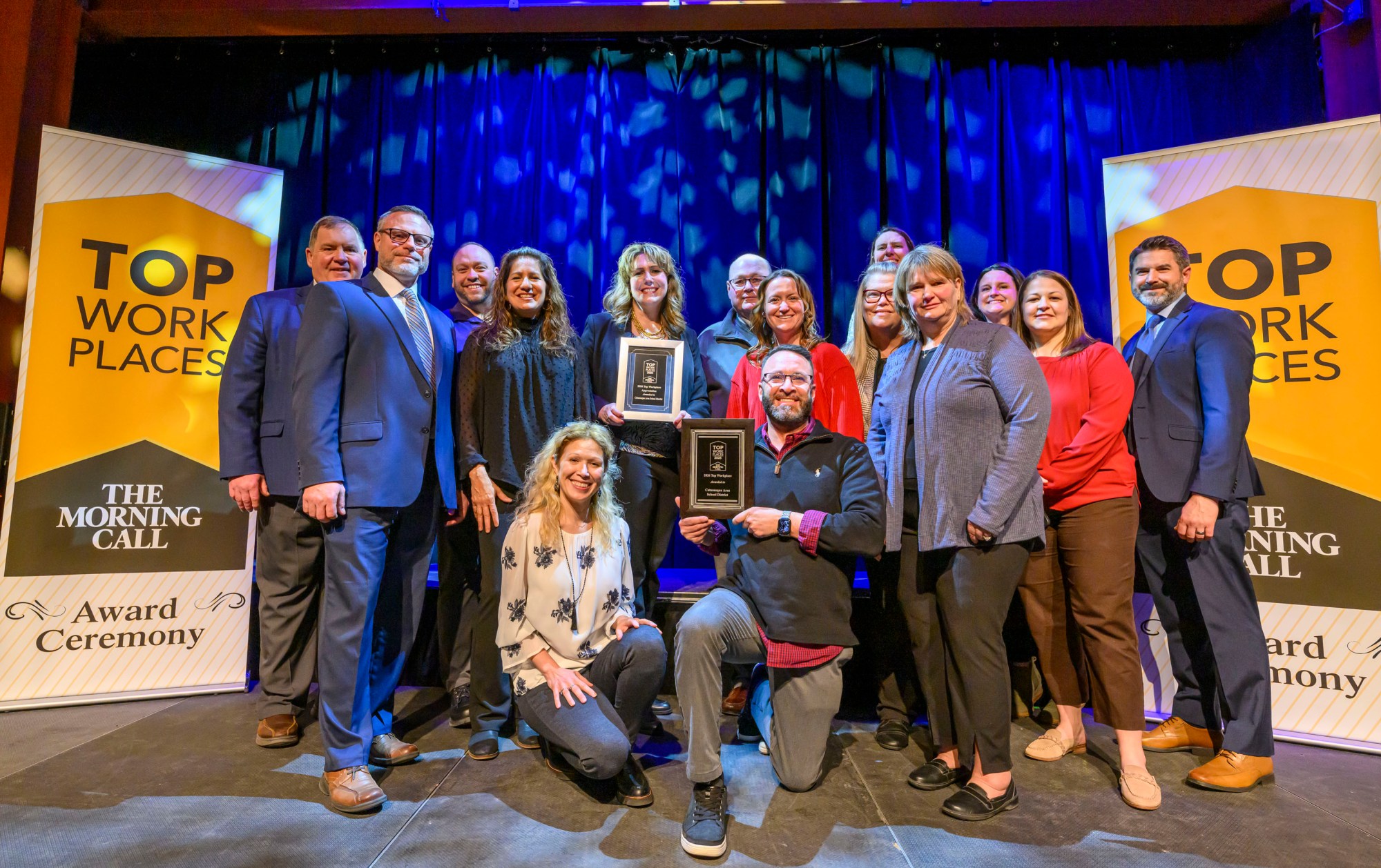 Catasauqua Area School District wins during The Morning Call's Lehigh Valley Top Workplaces Awards 2026 awards banquet Thursday, Feb. 26, 2026, at the ArtsQuest Center at SteelStacks in Bethlehem.(April Gamiz/The Morning Call)