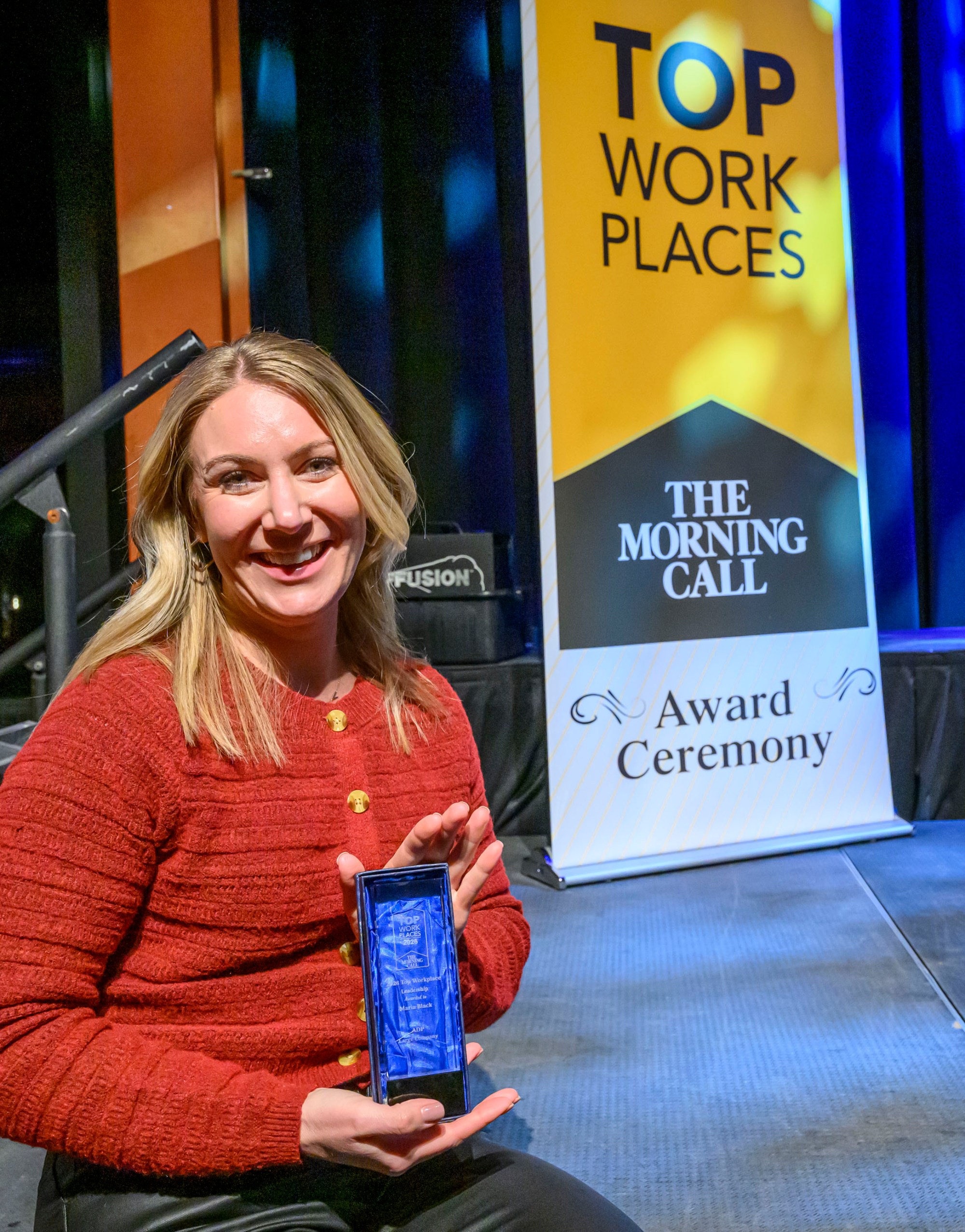 ADP wins during The Morning Call's Lehigh Valley Top Workplaces Awards 2026 awards banquet Thursday, Feb. 26, 2026, at the ArtsQuest Center at SteelStacks in Bethlehem.(April Gamiz/The Morning Call)