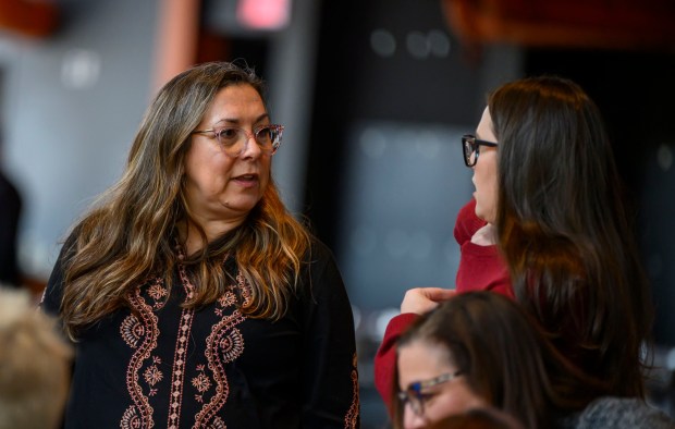 People mingle during The Morning Call's Lehigh Valley Top Workplaces Awards 2026 awards banquet Thursday, Feb. 26, 2026, at the ArtsQuest Center at SteelStacks in Bethlehem.(April Gamiz/The Morning Call)