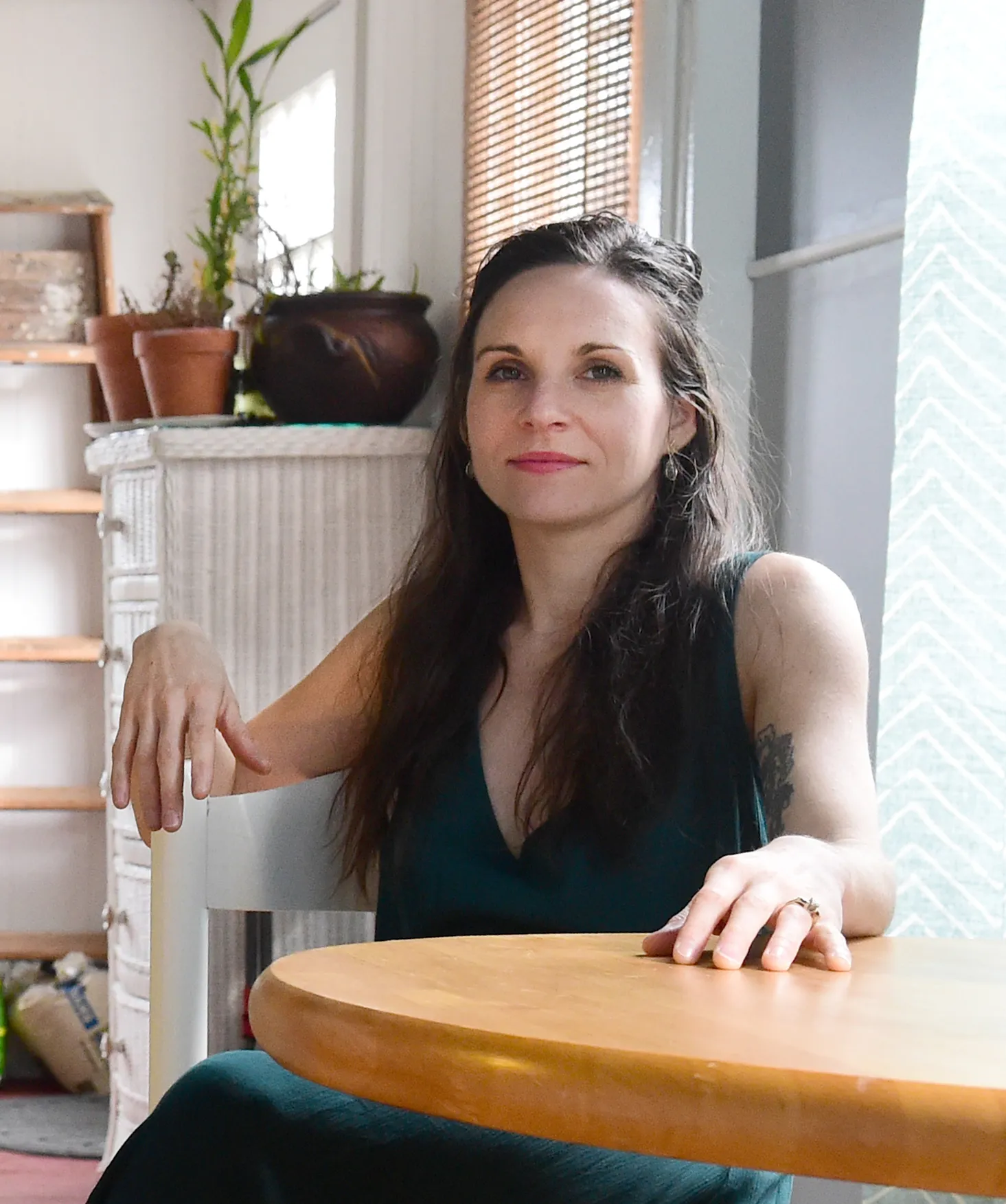 Colleen O’Neal is seen in her home located in Easton’s...