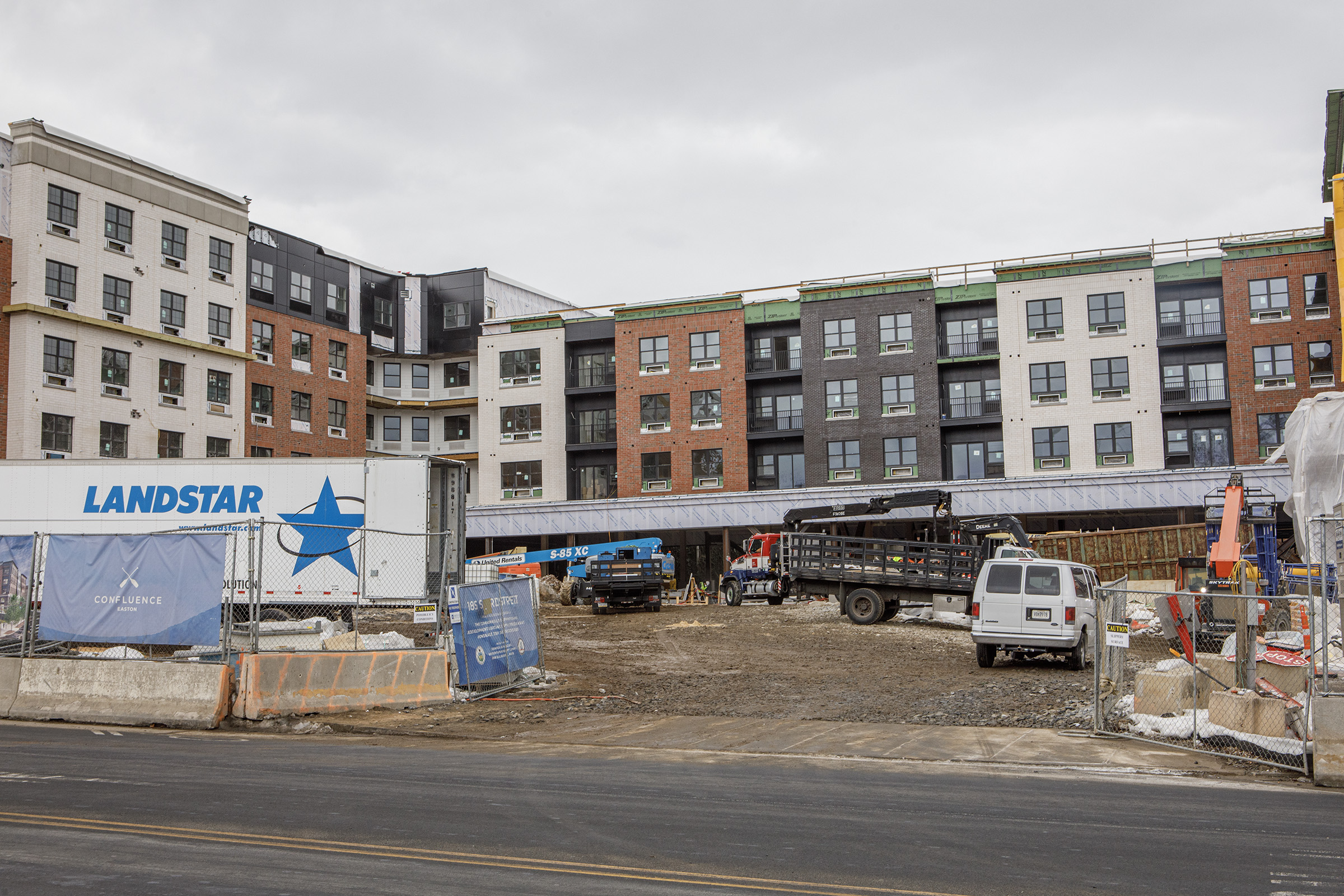 The Confluence, City Center’s newest apartment building, Wednesday, Feb. 11,...