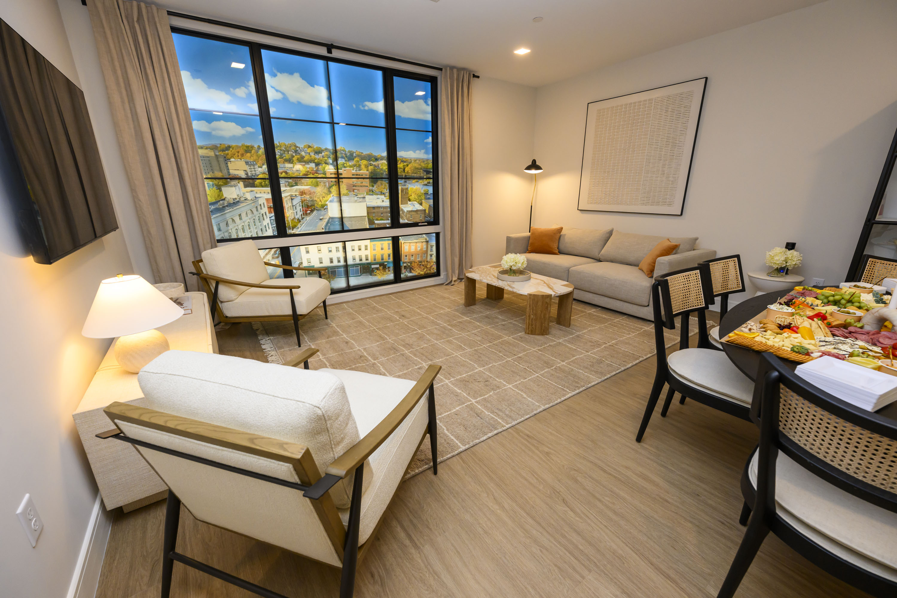 A view of a sales gallery during the Lynden Eastonâs...