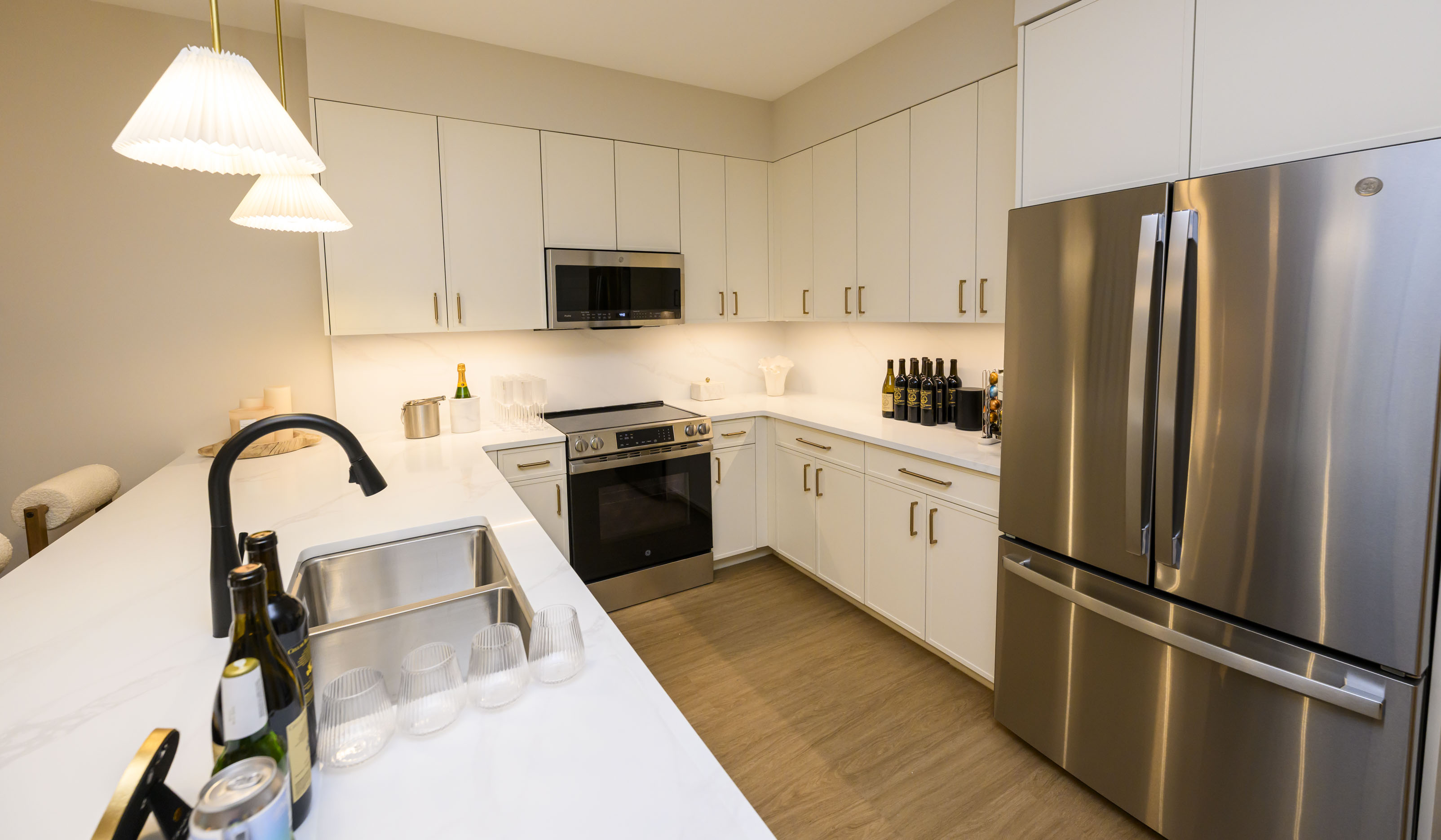 A view of a sales gallery during the Lynden Eastonâs...