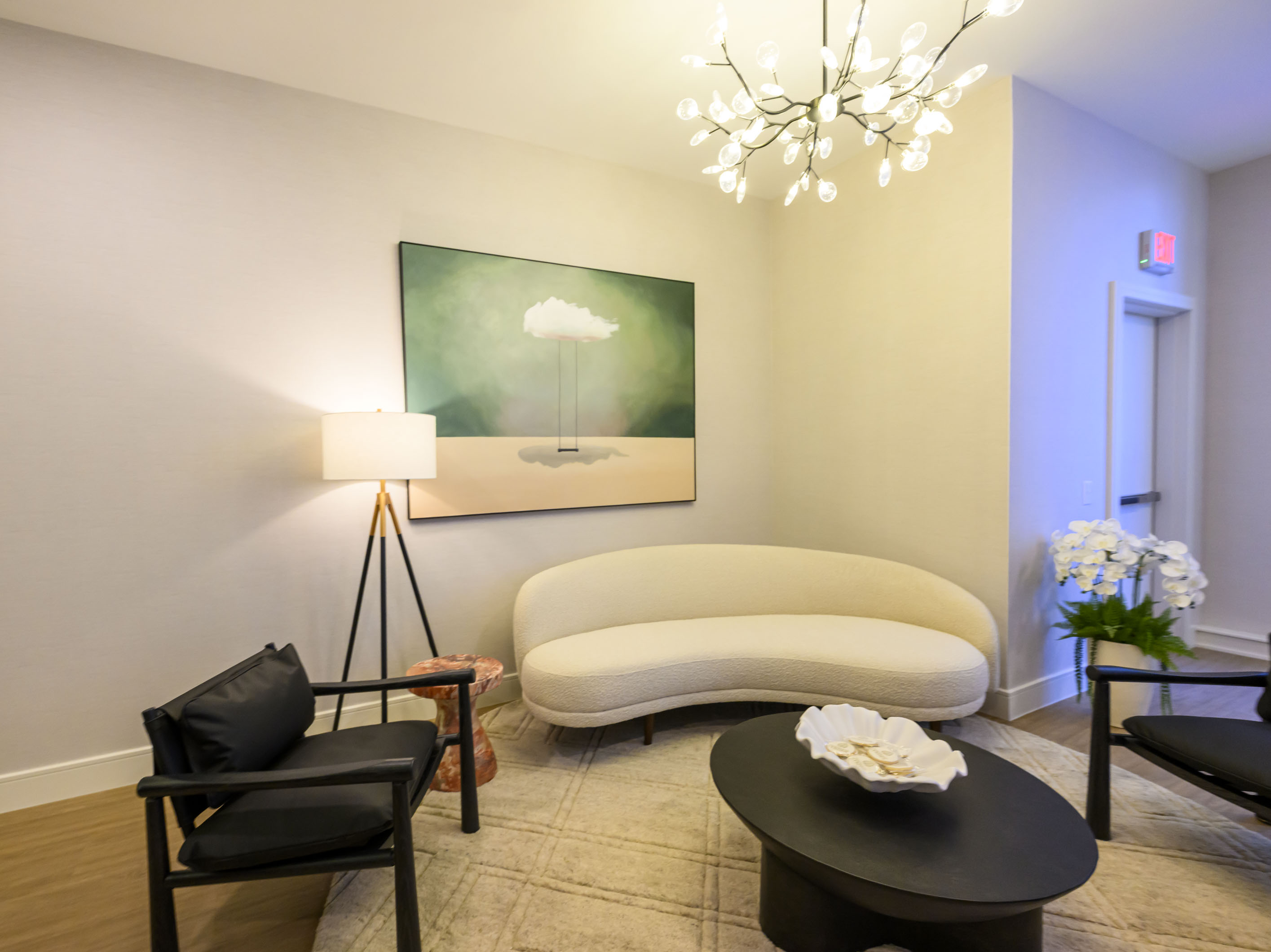 A view of a sales gallery during the Lynden Eastonâs...