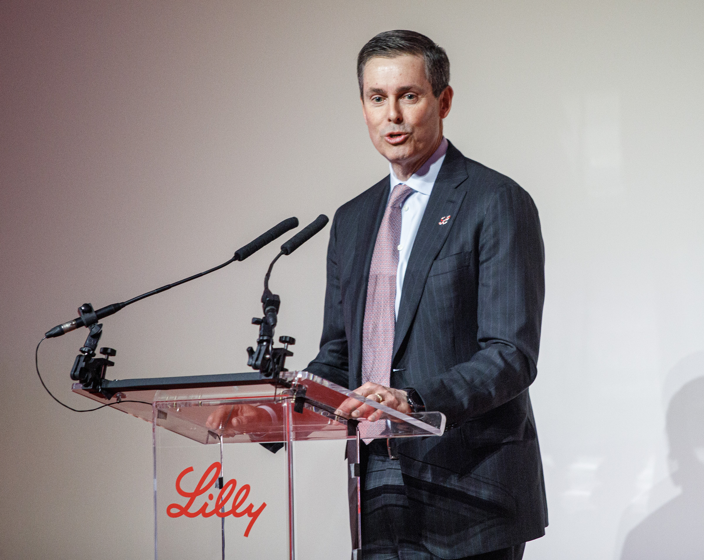 Eli Lilly Chair and CEO Dave Ricks announces plans to...