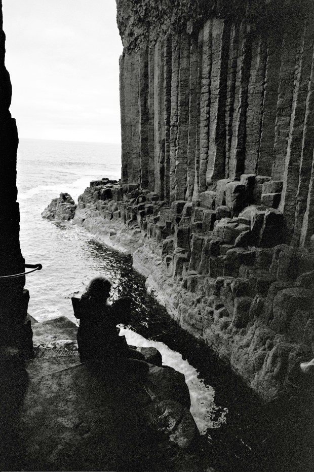While working on a modern version of "Macbeth," playwright Migdalia Cruz visited Scotland with her husband, James M. Kent and daughter Antonia Cruz-Kent. (James M. Kent)