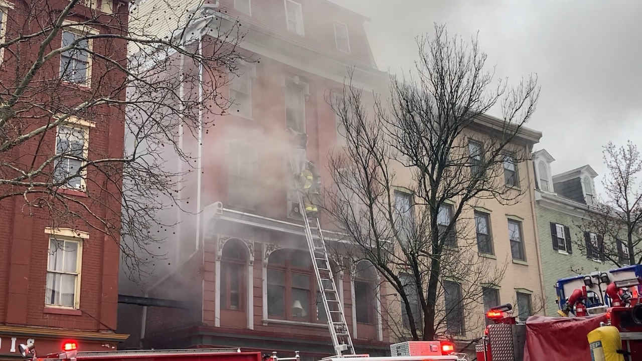 Fire on Northampton Street in Easton Feb. 20, 2026