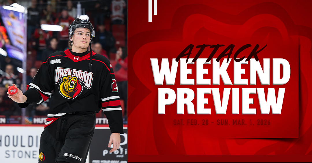 Playoff Push Heads To Erie As The Attack Face The Otters