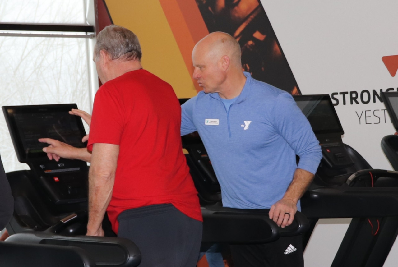 Wellness center at the River Crossing YMCA’s Easton branch