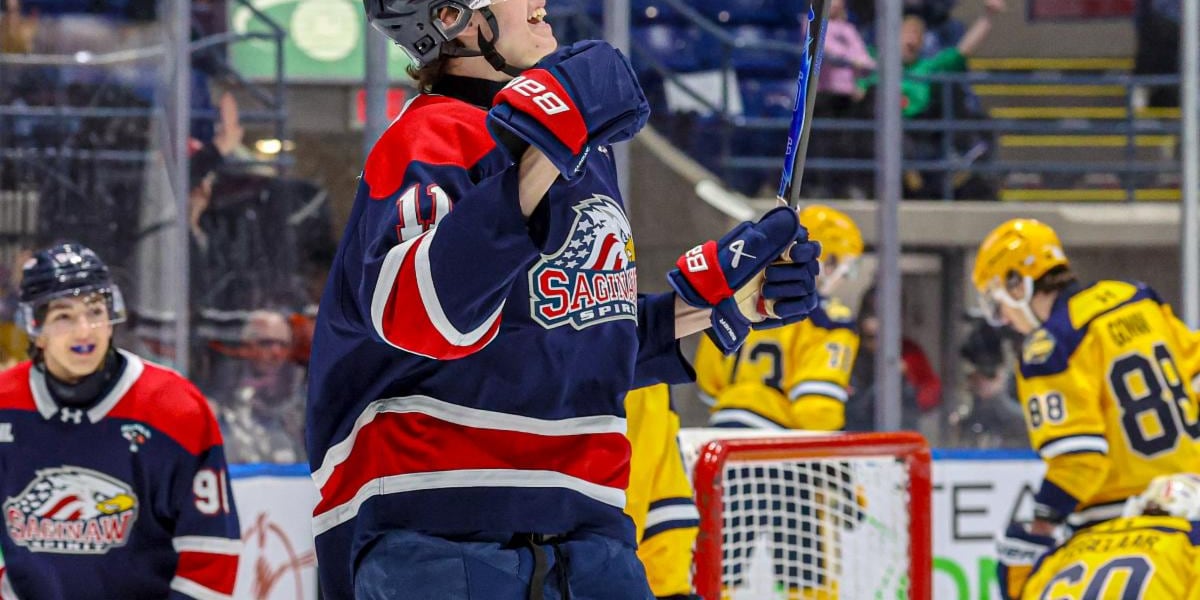 Roscoe scores first OHL goal in 4-1 Spirit win over Erie