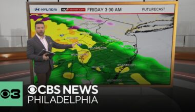 Chances of more fog and showers on Thursday, rain on Friday in Philadelphia area | NEXT Weather