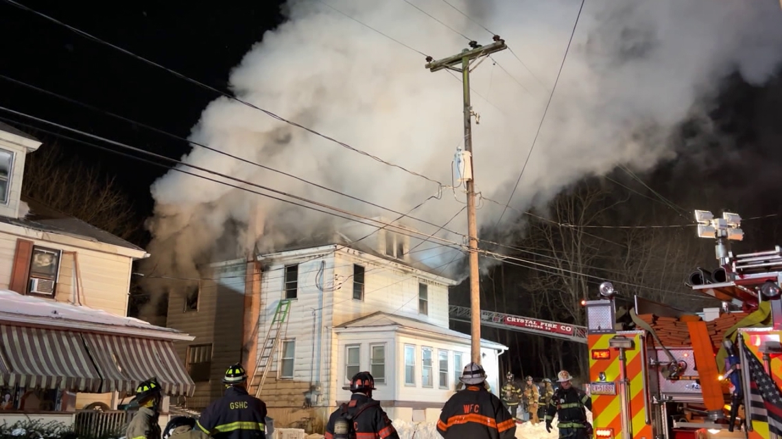 Overnight fire forces 2 from home in Mayfield