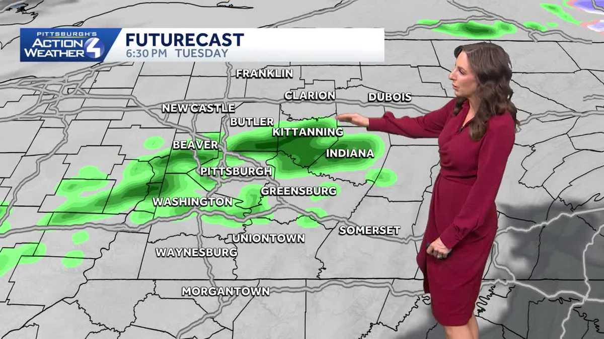 Finally above-freezing, isolated evening showers