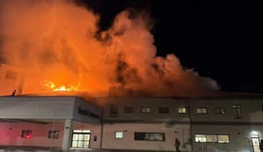 Fire at Lehigh Valley Hospital-Dickson City