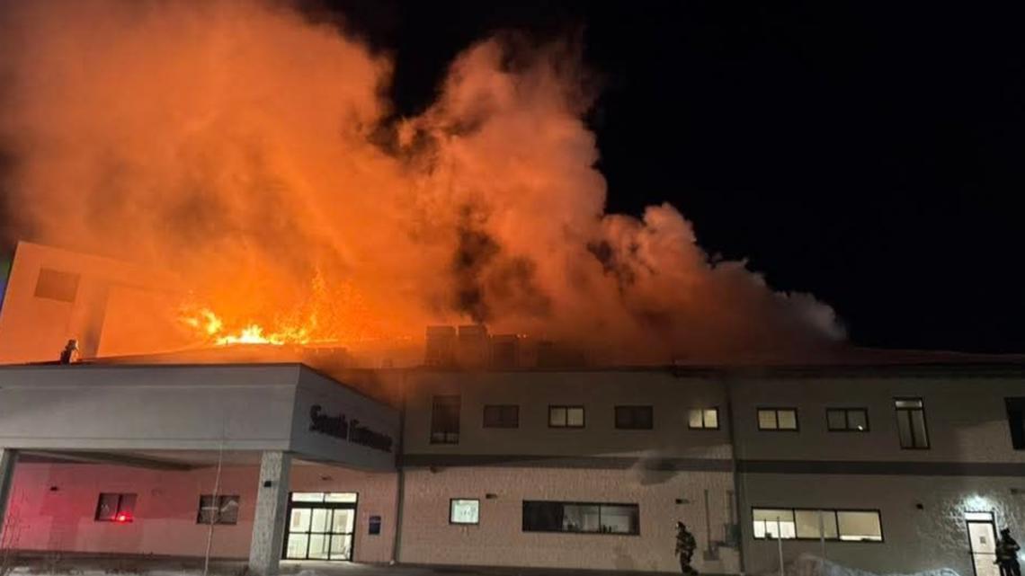 Fire at Lehigh Valley Hospital-Dickson City