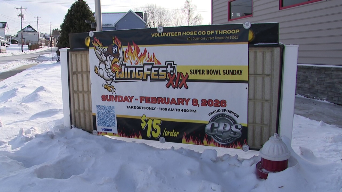 Volunteer Hose Company of Throop marks 20 years of 'Wingfest'