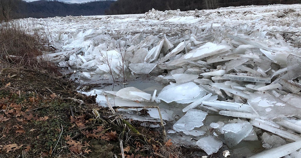 Multiple Pittsburgh-area counties under flood watch as ice jams and rain cause concern