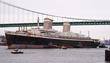 When will the SS United States be sunk? An update 1 year after the historic ship left Philadelphia.