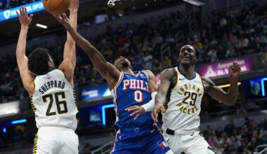 Tyrese Maxey scores 32 as Joel Embiid returns in Philadelphia 76ers' win over Indiana Pacers