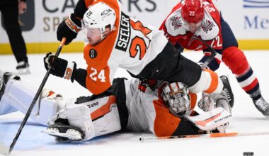 Philadelphia Flyers fall further out of playoff position after loss to Washington Capitals