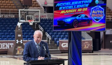 dan moyer 2026 lehigh valley auto show media event stabler arena