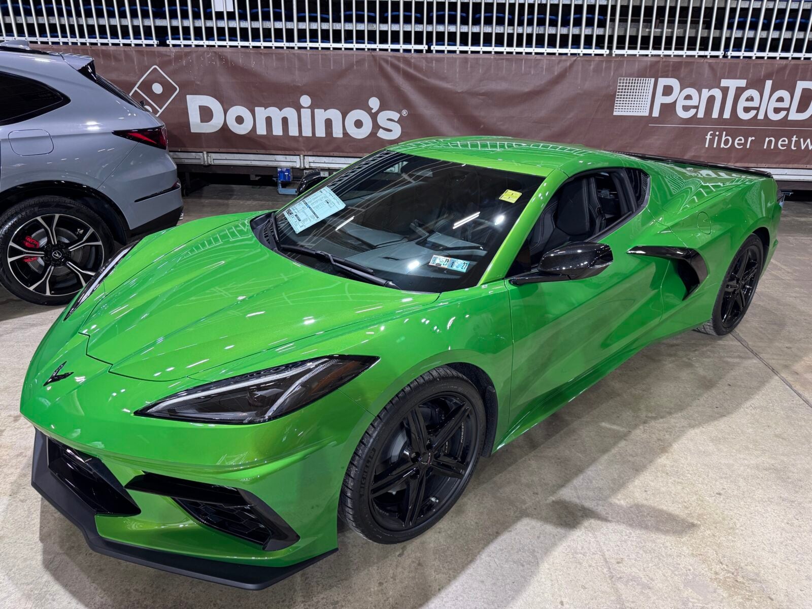 2026 lv auto show green corvette