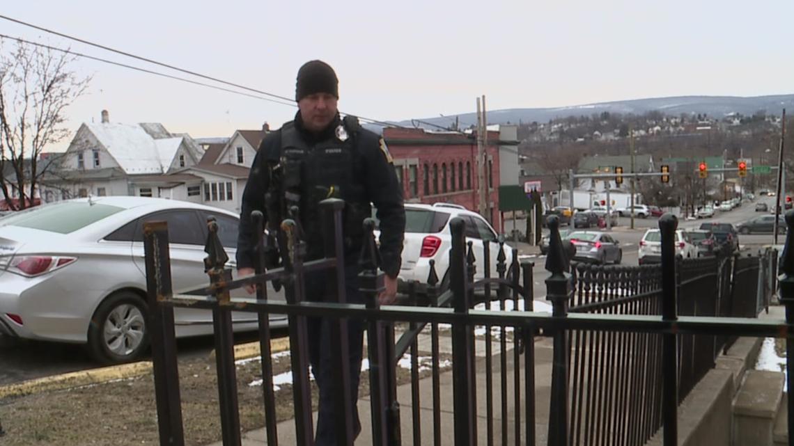 Police officer helps save DPW worker's life in Scranton