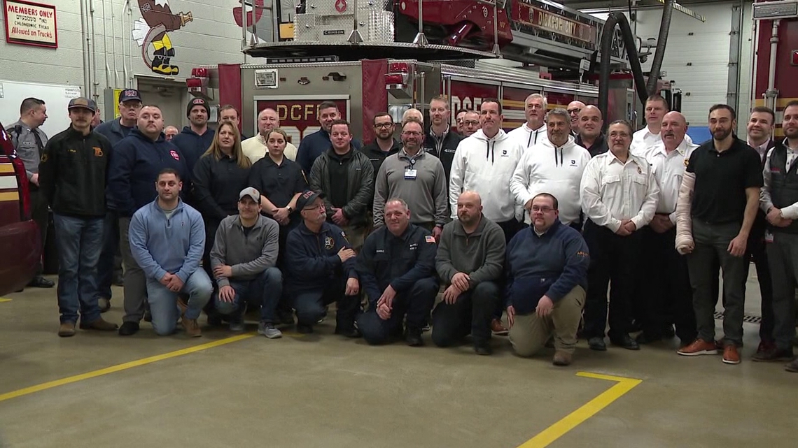 Giving back to the crews who saved patients, building after Lehigh Valley Hospital Dickson City fire