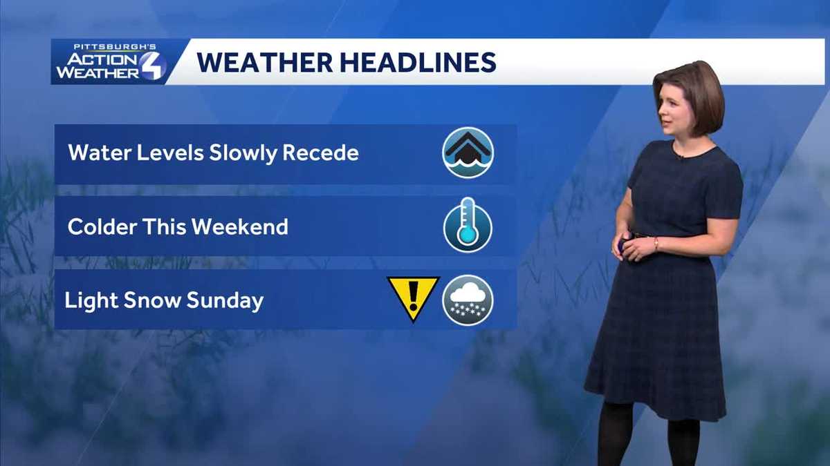 Monitoring river levels, tracking snow this weekend
