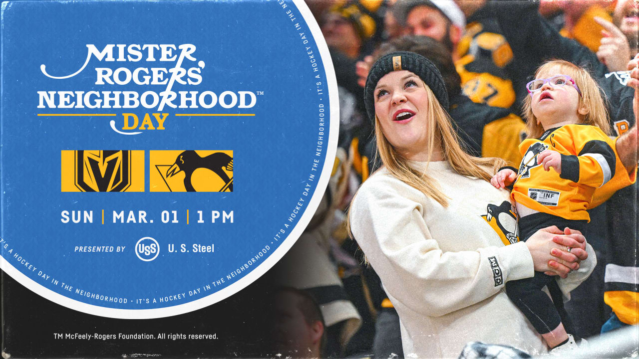 Pittsburgh Penguins to Host First-Ever Mister Rogers’ Neighborhood Day at PPG Paints Arena