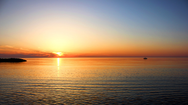 Sunset over Lake Erie