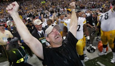 Pittsburgh Steelers win Super Bowl XL -- "one for the thumb"