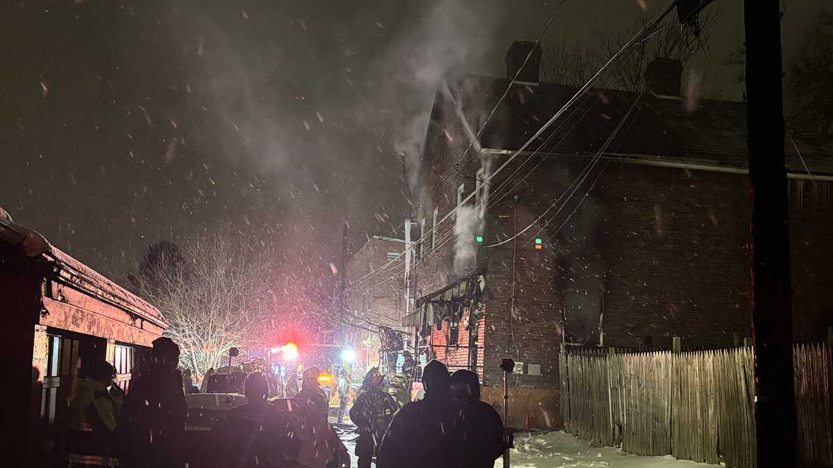 3-alarm fire at duplex in Braddock, Pennsylvania