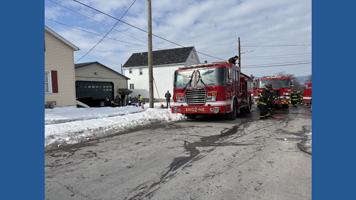No one injured after garage fire in Scranton