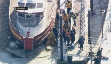 Person pulled from the Delaware River after going underwater along the Camden waterfront