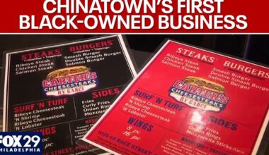 Carter’s Cheesesteaks: First Black-owned business to open in Philadelphia's Chinatown